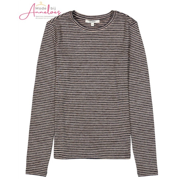 Garcia T-shirt Streep V260214 Lange mouw Zwart Garcia T-shirt Streep V260214 Lange mouw Zwart